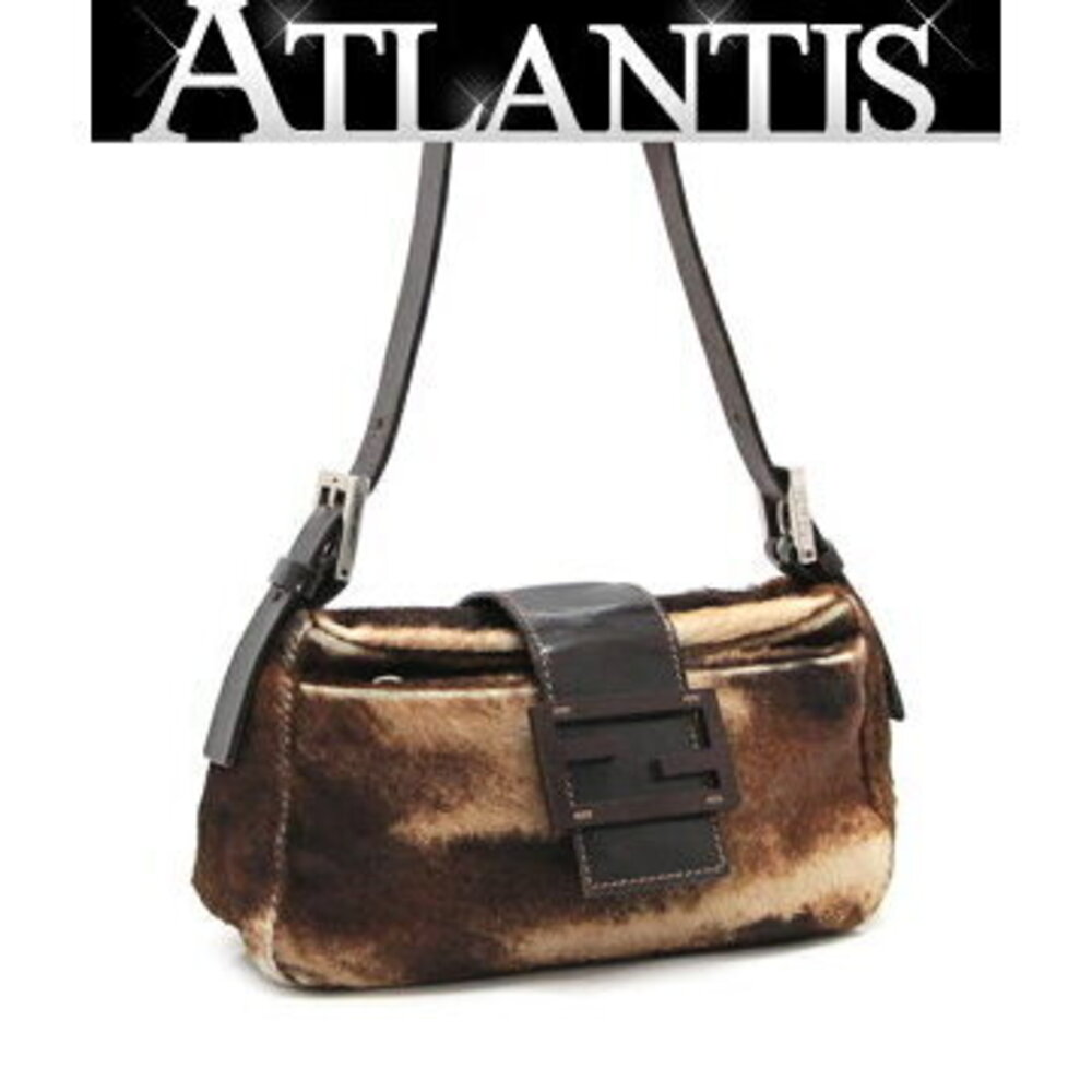 FENDI Mamma Bucket Shoulder Bag Harako Leather